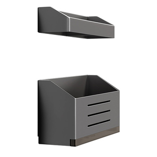 磁吸入户玄关家用雨伞架壁挂收纳柜架门后伞桶放伞置物沥水架门口