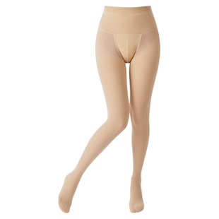 光腿神器丝袜女大码胖m春秋冬薄绒款加厚加肥加大肉色打底连裤袜