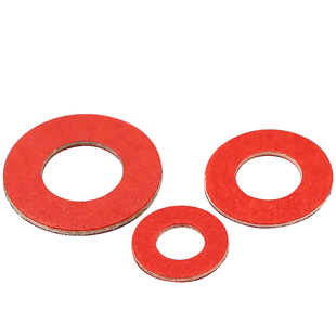 绝缘螺丝垫圈红钢纸垫片红色介子圆形平垫M2M3M4M5M6M8M10M12M20