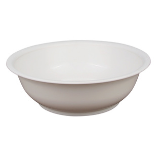 稻壳一次性汤盆大号圆形特厚汤碗食品级家用酒席环保面碗整箱批发