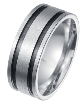 欧美时尚超宽钛钢饰品ring首饰手