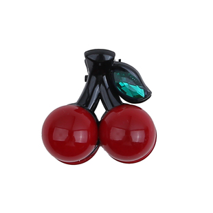 2个装 甜美可爱红色樱桃抓夹儿童新年喜庆头饰可爱过年公主头发抓