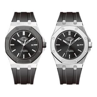 Dickies手表简约学生潮流百搭石英表日历休闲运动风硅胶腕表CL596