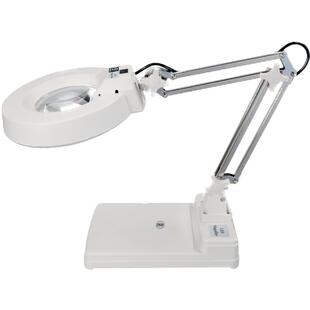 致旗正品ZQ-86CY高倍30倍台式放大镜带灯高清老人阅读修表手机维修鉴定用专用台灯300雕刻1000焊接工作台100