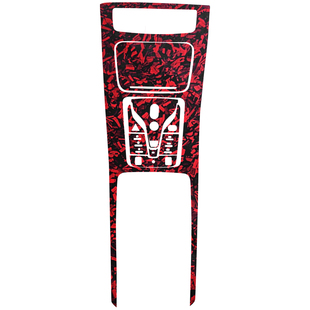 黑武士拉丝车贴适用于比亚迪汉EV中控DM内饰改装贴膜e9中控装饰贴