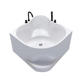 杜菲尔转角浴缸亚克力独立式成人家用小型深泡浴盆0.8m-1米大浴池