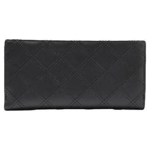 红谷新款牛皮钱包女长款时尚菱格钱夹多卡位折叠皮夹小手包手拿包