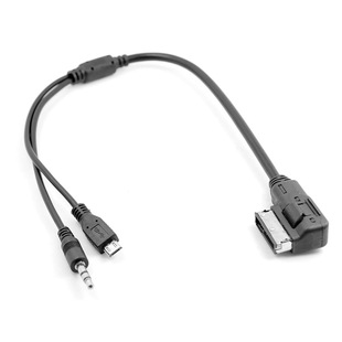 FVH 适用于奥迪AMI USB数据线A6 A4 A8 Q3 Q5 Q7音频线转接线音乐