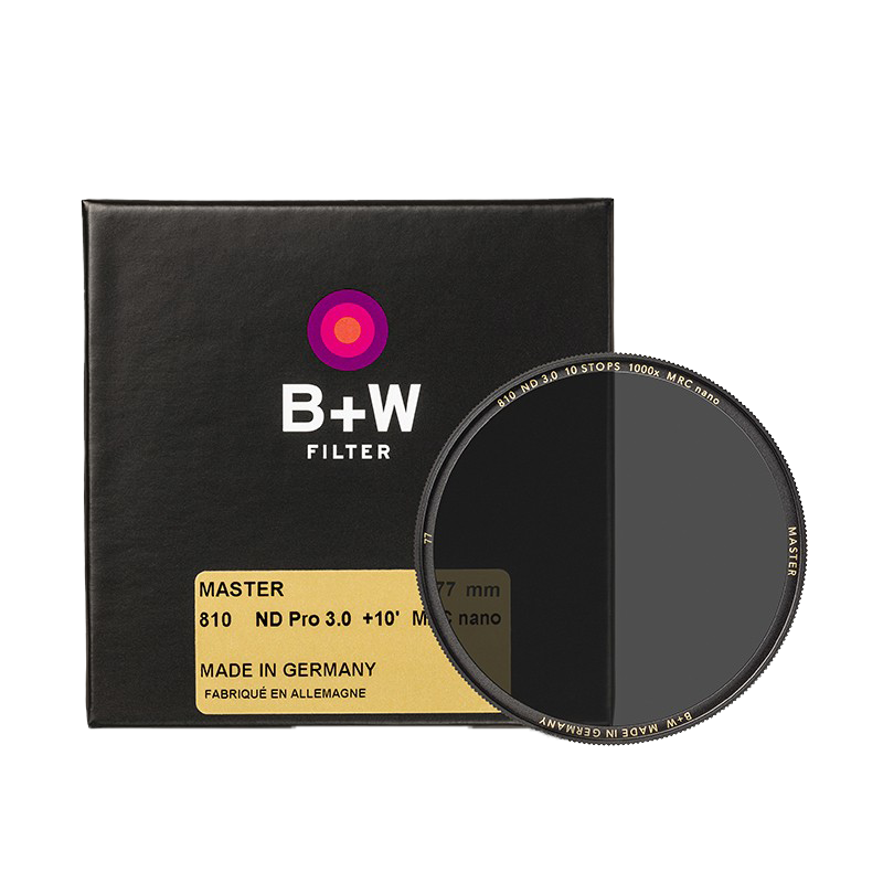 新品!B+W Master NANO ND减光镜810/806/803/802纳米bw中灰密度镜