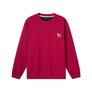 【九只小马迎新年】小猪托尼胖男童圆领卫衣青少年本命年红潮拜年