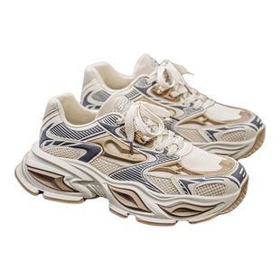 网面男鞋夏季透气男款鞋子厚底增高运动老爹鞋跑步潮鞋男士休闲鞋