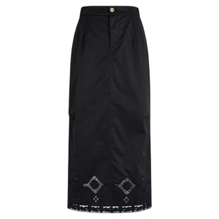 MNGATA G.宫小妍【灵步谣】纯棉夏日新中式风休闲半裙5051650