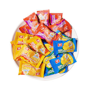 雅客果奶硬糖芒果味牛奶糖香橙味奶糖混合装结婚喜糖果休闲小零食