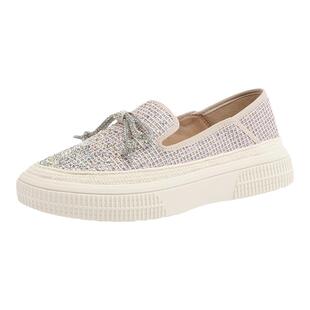 星期六一脚蹬女鞋春新款乐福鞋草编渔夫鞋百搭单鞋SS31111331