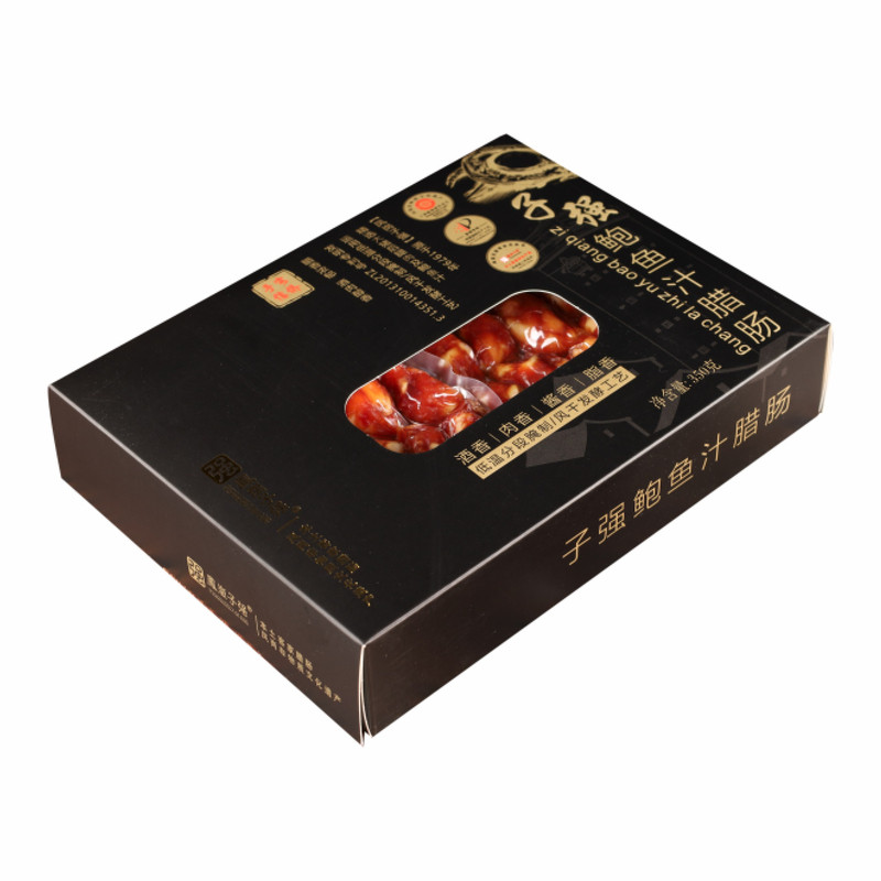 鲍鱼汁腊肠350g咸香纯猪肉切粒三肥七瘦广式腊味年货礼盒凤岗子强