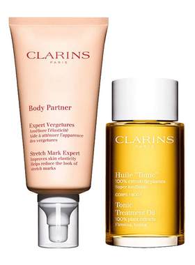 clarins准妈妈经典2件套抚纹霜