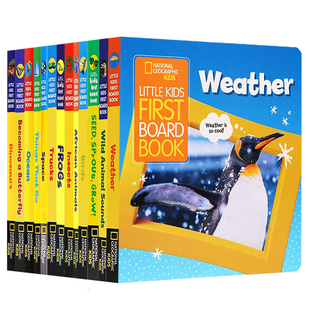 国家地理儿童 英文原版绘本 National Geographic Kids Little Kids First Board Book 儿童科普纸板书亲子互动学习科普图画书籍