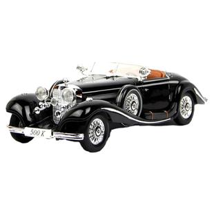 老爷车模型奔驰500K美驰图1:18复古怀旧合金汽车模型仿真原厂收藏