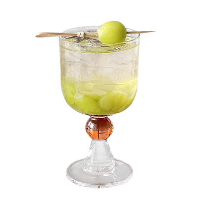 Mintrain中古珠点玻璃杯香槟杯