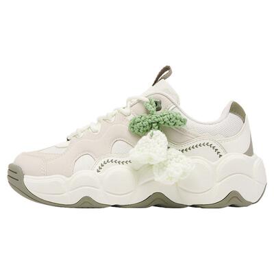 乔丹厚底增高花瓣绿色爪爪