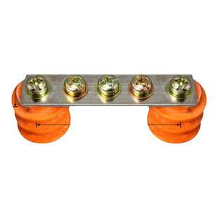 零线排带绝缘子零地排接线端子配电箱柜零线铜排单双排接线端子排