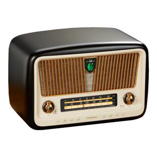 熊猫(panda)1936系列D-85复古蓝牙实木收音机桌面音箱全波段d85