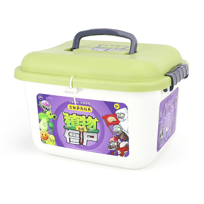 植物大战僵尸正版全套收纳箱玩具