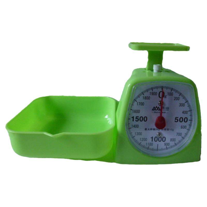香山小型厨房机械弹簧方托盘买菜烘焙称指针克数茶叶台秤1KG2公斤