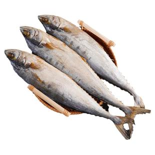 马鲛鱼干2斤整条淡晒咸鱼干货风干海鱼燕鲅鱼干梅香淡干马友鱼干