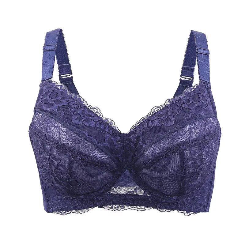 大杯胖mm大码文胸聚拢胸罩蕾丝