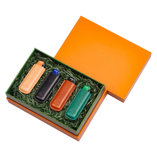 one leather 植鞣牛皮CRICKET草蜢火机皮套打火机外壳 可养牛