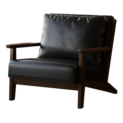 中古风咖啡厅奶茶店复古小沙发椅