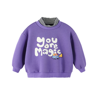 懿琪宝贝男童冬季加绒保暖卫衣