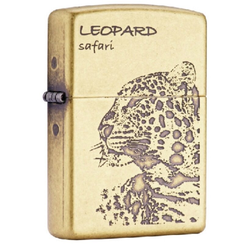 zippo打火机韩版原装正品金钱豹