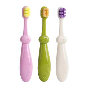 儿童牙刷软毛0-3-6-12岁宝宝牙刷乳牙换牙期专用超细毛护龈护齿