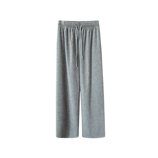 buling闪闪裤~！满天星烫钻阔腿裤女2026新款春松紧腰休闲糯米裤