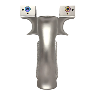 新款龙齿锁凤十代10代弹弓钛合金头木柄高端扁皮工器户外大威力