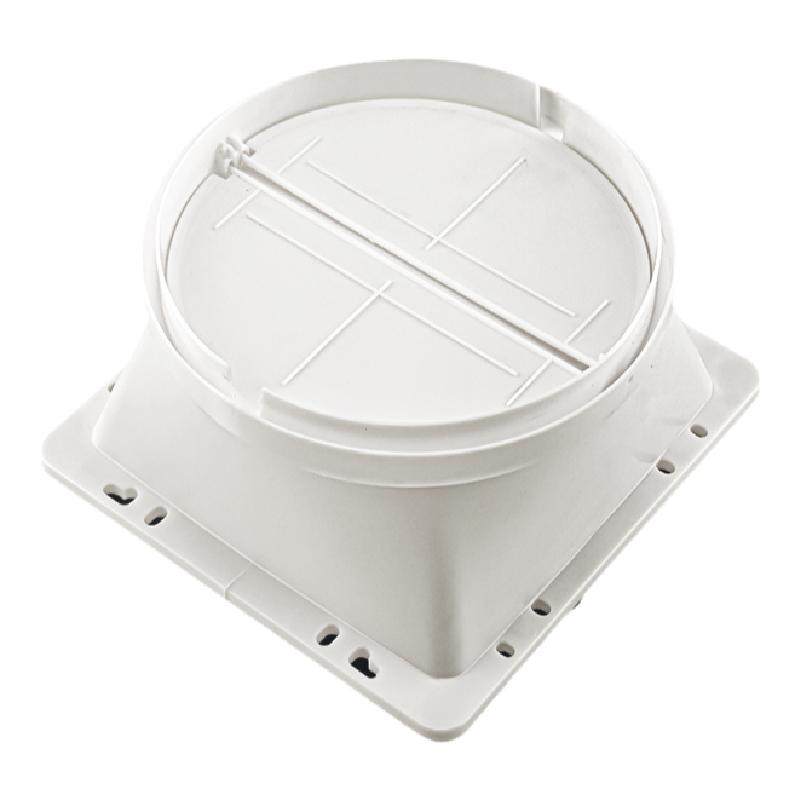 抽油烟机排烟管止逆阀单向厨房专用吸油烟机烟道排风口止回阀配件