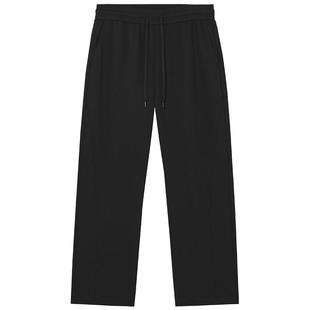 热风男士直筒卫裤2025年秋季新款肌理直筒宽松舒适百搭休闲长裤