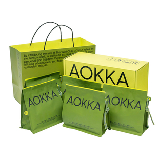 AOKKA自由象限意式豆收纳盒礼盒 新鲜烘焙阿拉比卡浓缩意式咖啡豆