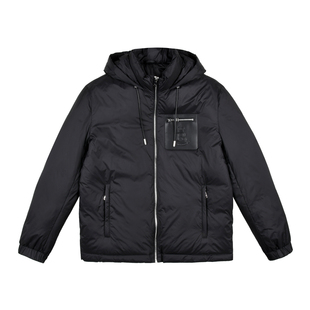 【大朵鸭绒】Raidy Boer/雷迪波尔男士压印连帽羽绒服外套8028-70