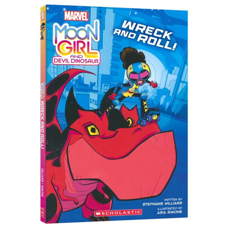 Marvel Moon Girl and Devil Dinosaur Wreck and Roll! 漫威 月亮女孩与恶魔恐龙:轮滑大作战 全彩漫画 英文原版进口儿童图书