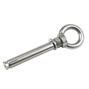 304不锈钢膨胀吊环膨胀螺丝安装神器挂钩膨胀螺栓万能带圈吊环