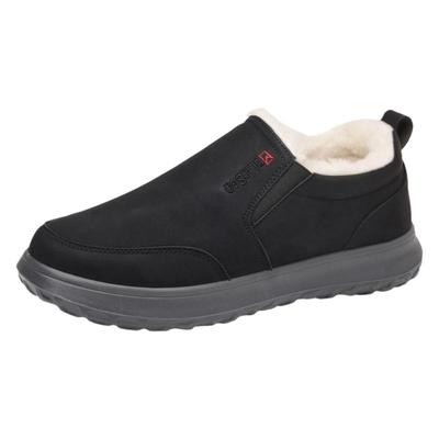 棉鞋保暖加绒中年休闲羊毛冬季