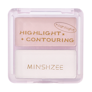 【精准提亮】双色高光粉修容一体盘阴影面部提亮凹陷腮红盘哑光