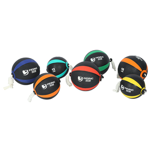 锐思甩球带拉绳药球实心能量球带绳甩球能量球私教健身球平衡球