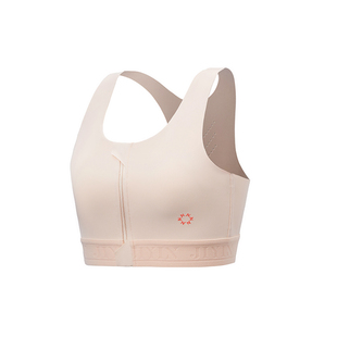 集姻拉链束胸衣帅t无痕强力缩胸平胸神器女防震胸大显小运动内衣