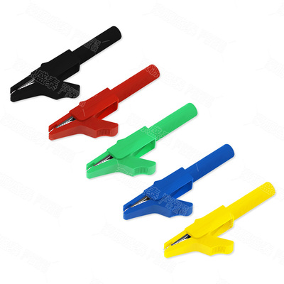 全护套封闭高压鳄鱼夹开口5mm