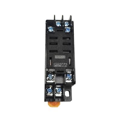 HH62P LY2NJ JQX-13F底座PTF08A大8八脚继电器插座底座厚铜带