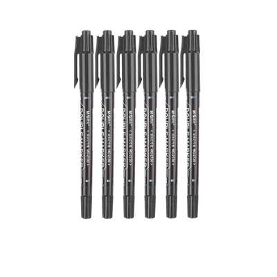 晨光双头黑色勾线笔儿童美术专用